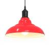 Adjustable Gloss Red E27 Pendant Lamp - Stylish Lighting