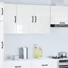 High Gloss White Kitchen Wall Cabinet - Lucca | HipoMarket