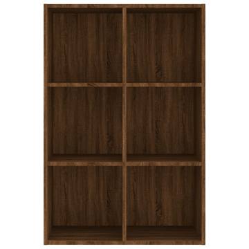 Brown Oak Book Cabinet Sideboard - Stylish Storage Solution