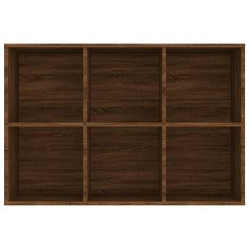 Brown Oak Book Cabinet Sideboard - Stylish Storage Solution