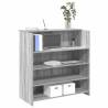  Reception Desk Grey Sonoma 100x50x103.5 cm Engineered Wood Colour grey sonoma Size 100 x 50 x 103.5 cm 