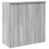 Reception Desk Grey Sonoma - Durable & Stylish 100x50 cm