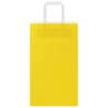 Yellow Paper Bags with Handles - 50 Pcs | Eco-Friendly Options