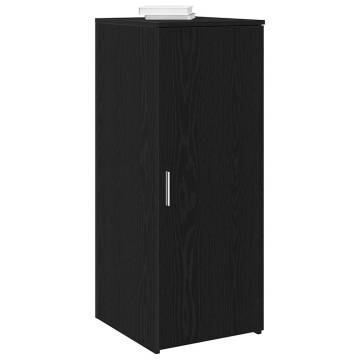 Black Storage Cabinet - 40x45x103.5 cm | Engineered Wood