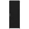 Black Storage Cabinet - 40x45x103.5 cm | Engineered Wood