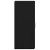 Black Storage Cabinet - 40x45x103.5 cm | Engineered Wood