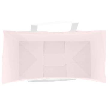 250 Pink Paper Bags with Handles | Durable & Eco-Friendly