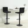 Bar Stools 2 pcs Black Velvet Colour black Quantity in Package 2 