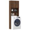  Washing Machine Cabinet Brown Oak 64x24x190 cm Engineered Wood Colour brown oak Number of 1 