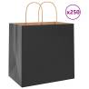  Paper Bags 250 pcs with Handles Black 26x17x25 cm Colour black Size 26 x 17 x 25 cm Quantity in Package 250 