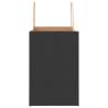 250 Pack Black Paper Bags with Handles | Sustainable Shopping