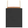 250 Black Paper Bags with Handles - Eco-Friendly & Durable