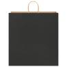 Black Paper Bags with Handles - 250 pcs | Eco-Friendly Packaging