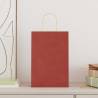 250 pcs Red Paper Bags with Handles - Eco-Friendly & Durable