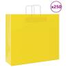  Paper Bags 250 pcs with Handles Yellow 54x15x49 cm Colour yellow Size 54 x 15 x 49 cm Quantity in Package 250 