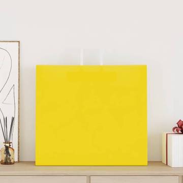 Yellow Paper Bags with Handles - 250 pcs | Eco-Friendly Option