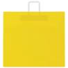 Yellow Paper Bags with Handles - 250 pcs | Eco-Friendly Option