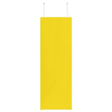 Yellow Paper Bags with Handles - 250 pcs | Eco-Friendly Option