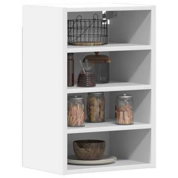 Hanging Cabinet White 40x29.5x60 cm | Engineered Wood Storage