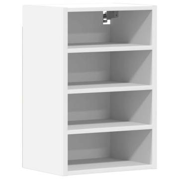 Hanging Cabinet White 40x29.5x60 cm | Engineered Wood Storage