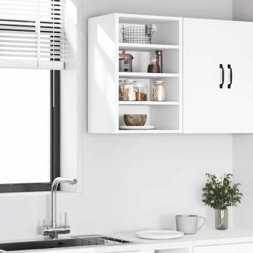 Hanging Cabinet White 40x29.5x60 cm | Engineered Wood Storage