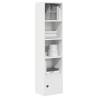  Bookcase White 31x24x127 cm Engineered Wood Colour white Quantity in Package 1 Height 127 cm 