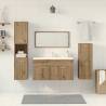 4 Piece Artisan Oak Bathroom Furniture Set | HipoMarket