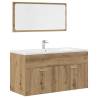 4 Piece Artisan Oak Bathroom Furniture Set | HipoMarket