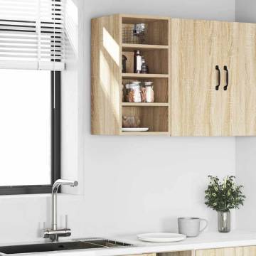 Hanging Cabinet Sonoma Oak 30x29.5x60 cm - Optimize Space