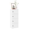  Bookcase White 40x24x102 cm Engineered Wood Colour white Quantity in Package 1 Height 102 cm 