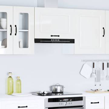 Kalmar High Gloss White Kitchen Wall Cabinet | Stylish Storage