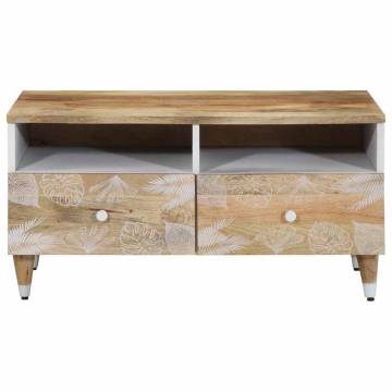 Coffee Table 80x54x40 cm Solid Wood Mango - Unique & Durable