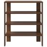 Shoe Rack Brown Oak 61x32x70 cm | Durable Engineered Wood