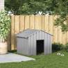 Durable Dog House with Roof - 131x101x102 cm Galvanised Steel