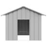 Durable Dog House with Roof - 131x101x102 cm Galvanised Steel