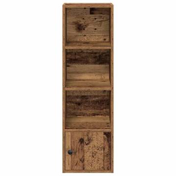 Stylish Old Wood Bookcase - 31x24x102 cm | Hipo Market