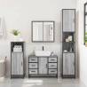 4 Piece Grey Bathroom Furniture Set - Stylish & Durable