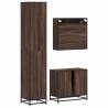 4 Piece Brown Oak Bathroom Furniture Set | Stylish & Durable