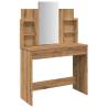 Artisan Oak Dressing Table with Mirror - Stylish & Functional