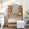 Artisan Oak Dressing Table with Mirror - Stylish & Functional