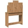 Artisan Oak Dressing Table with Mirror - Stylish & Functional