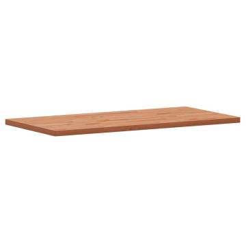 Solid Wood Beech Table Top 100x50 cm | Hipo Market