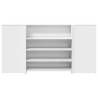 Reception Desk White 200x50x103.5 cm - Stylish & Functional