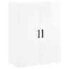 Wall Mounted Cabinet High Gloss White - Stylish Storage Solution