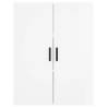 Wall Mounted Cabinet High Gloss White - Stylish Storage Solution