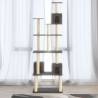  Cat Tree with Sisal Scratching Posts Dark Grey 188 cm Colour dark grey 