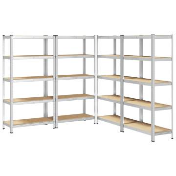 5-Layer Heavy-Duty Shelves - Durable Storage Solution | HipoMarket