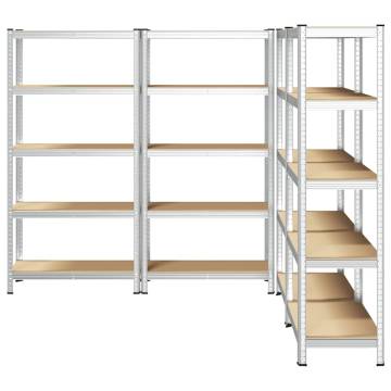 5-Layer Heavy-Duty Shelves - Durable Storage Solution | HipoMarket