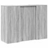 Reception Desk Grey Sonoma 135x50 cm - Durable & Versatile