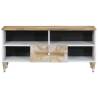 Stylish TV Cabinet - Solid Mango Wood | HipoMarket UK